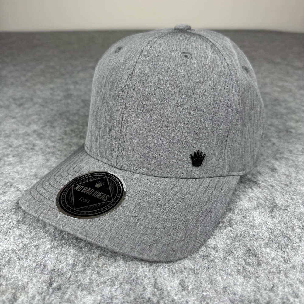 No Bad Ideas NWT NBI Conley 2.0 Mens Stretch Fit Hat Large X-Large XL Gray